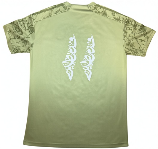 Palestine Floral Jersey – Olive