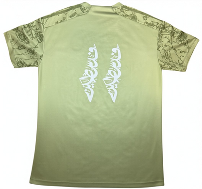 Palestine Floral Jersey – Olive