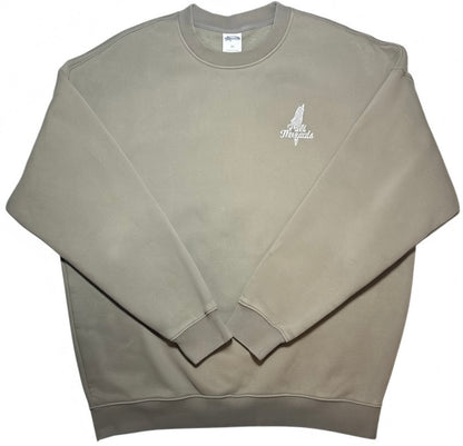 Palestine Outline Crewneck – Olive