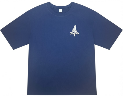 Palestine Script Tee – Navy