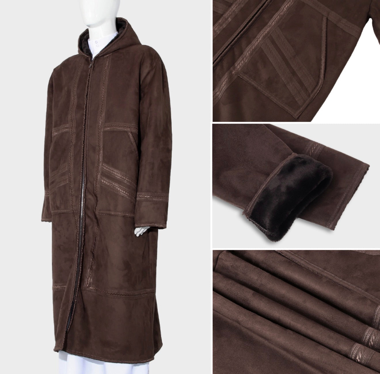 Traditional Hooded Farwa – Brown