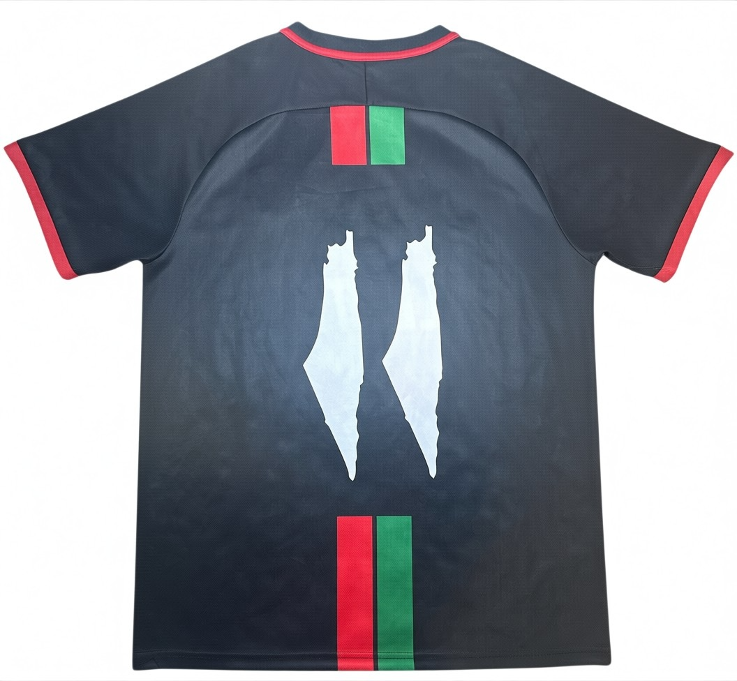 Palestine Stripe Jersey – Black