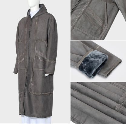 Traditional Hooded Farwa – Grey