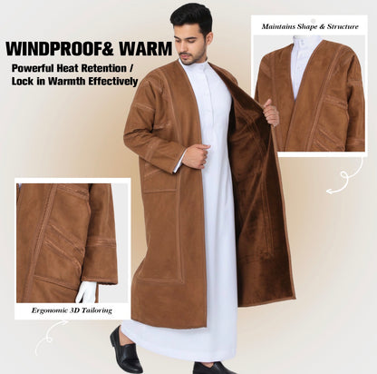 Traditional Farwa – Honey Brown