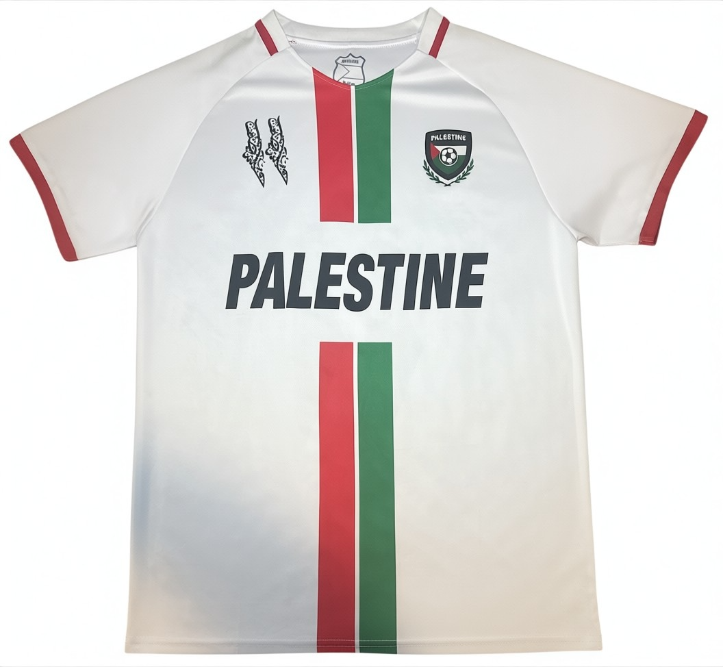 Palestine Stripe Jersey – White