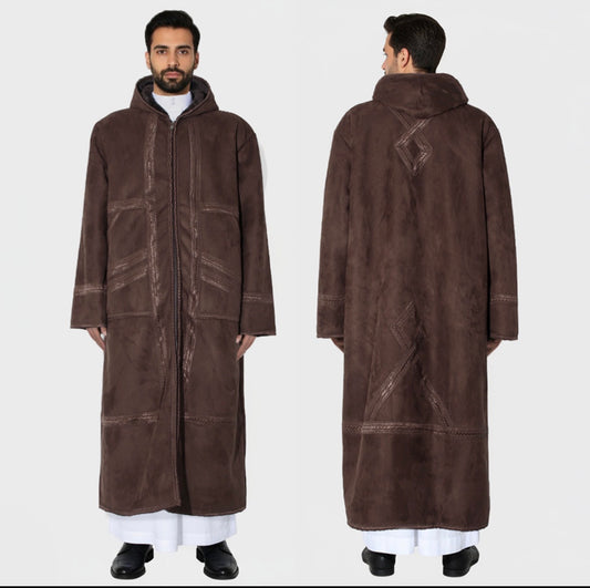 Traditional Hooded Farwa – Brown